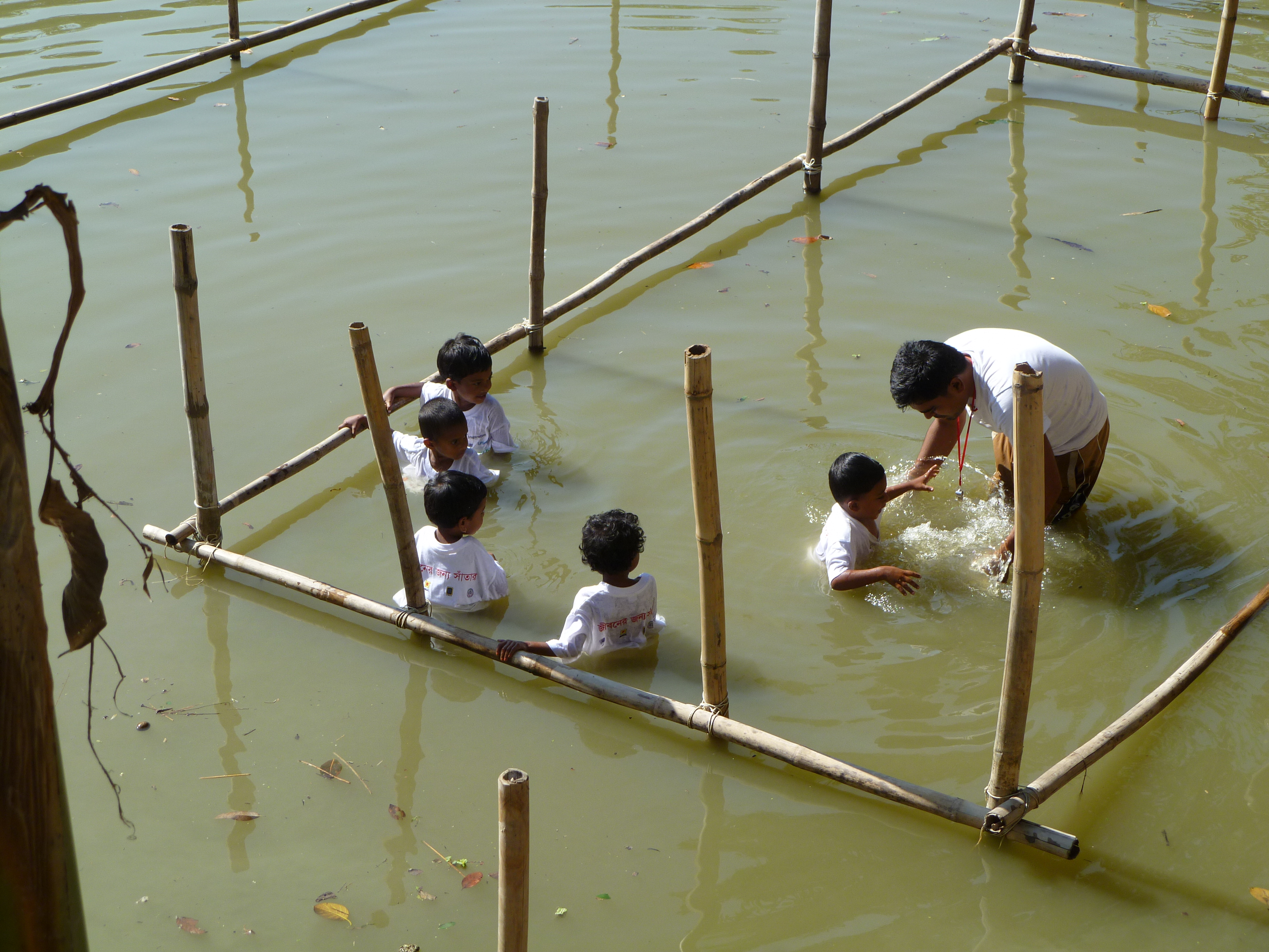 Field visit to SwimSafe venue in Raigonj